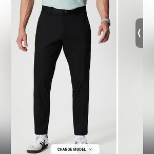 Fabletics Men Black Chino Pants (Slim fit)
